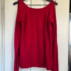 Nordstrom Rack red sweater size large